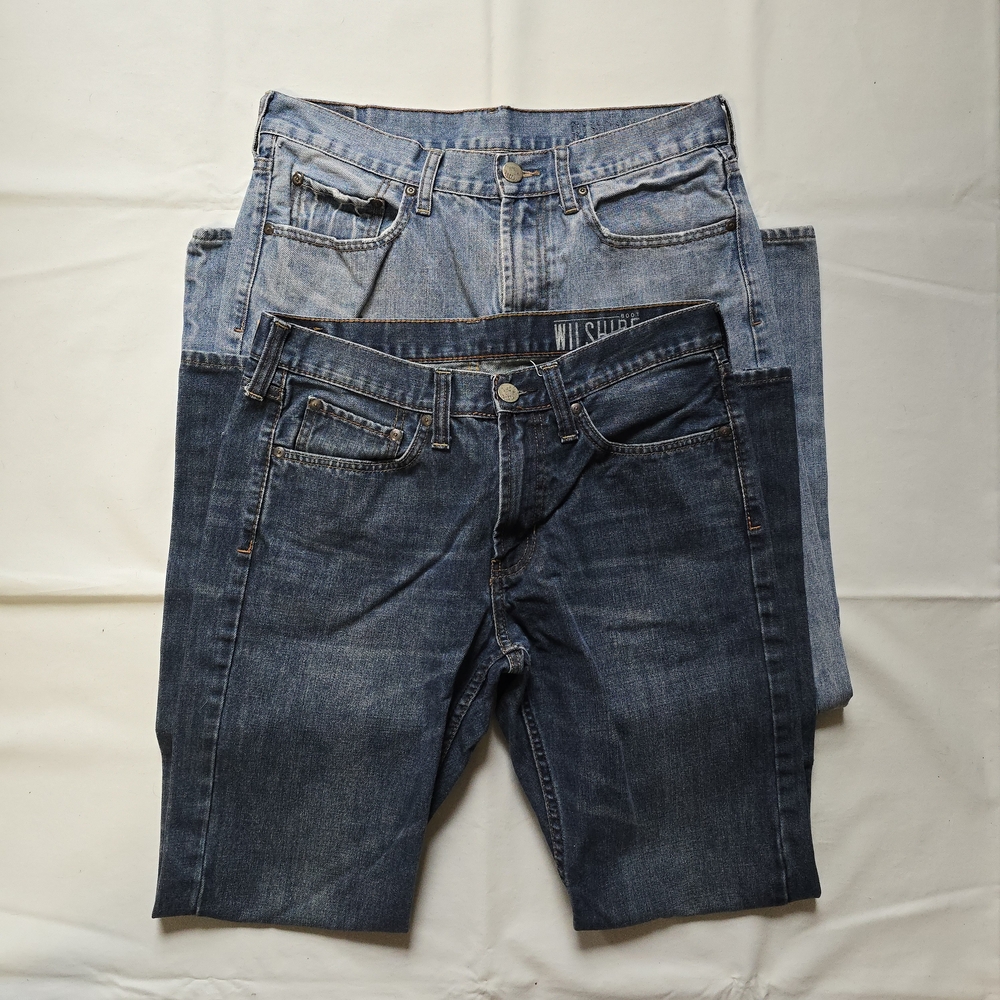 Bundle of 2 Mens Bullhead Denim Blue Jeans - 32 X 32